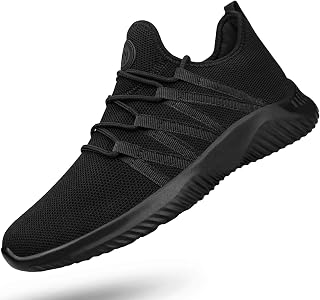 Feethit Men's Slip-On Running Shoes: Breathable Mesh, Lightweight Non-Slip Sneakers for Comfortable Walks & Runs