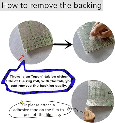 Miniatura 4 de SHENGOCASE Alfombrilla autoadhesiva recortable de 78.7 x 15.8 pulgadas, repuesto para estantes de árbol de gato, escalones de muebles de pared de