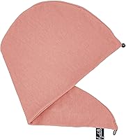 Vista 8 de Elizabeth Roberts Toalla de pelo 100 % algodón, estilo turbante esencial, para mujeres y hombres, todo tipo de cabello y estilos, aguamarina