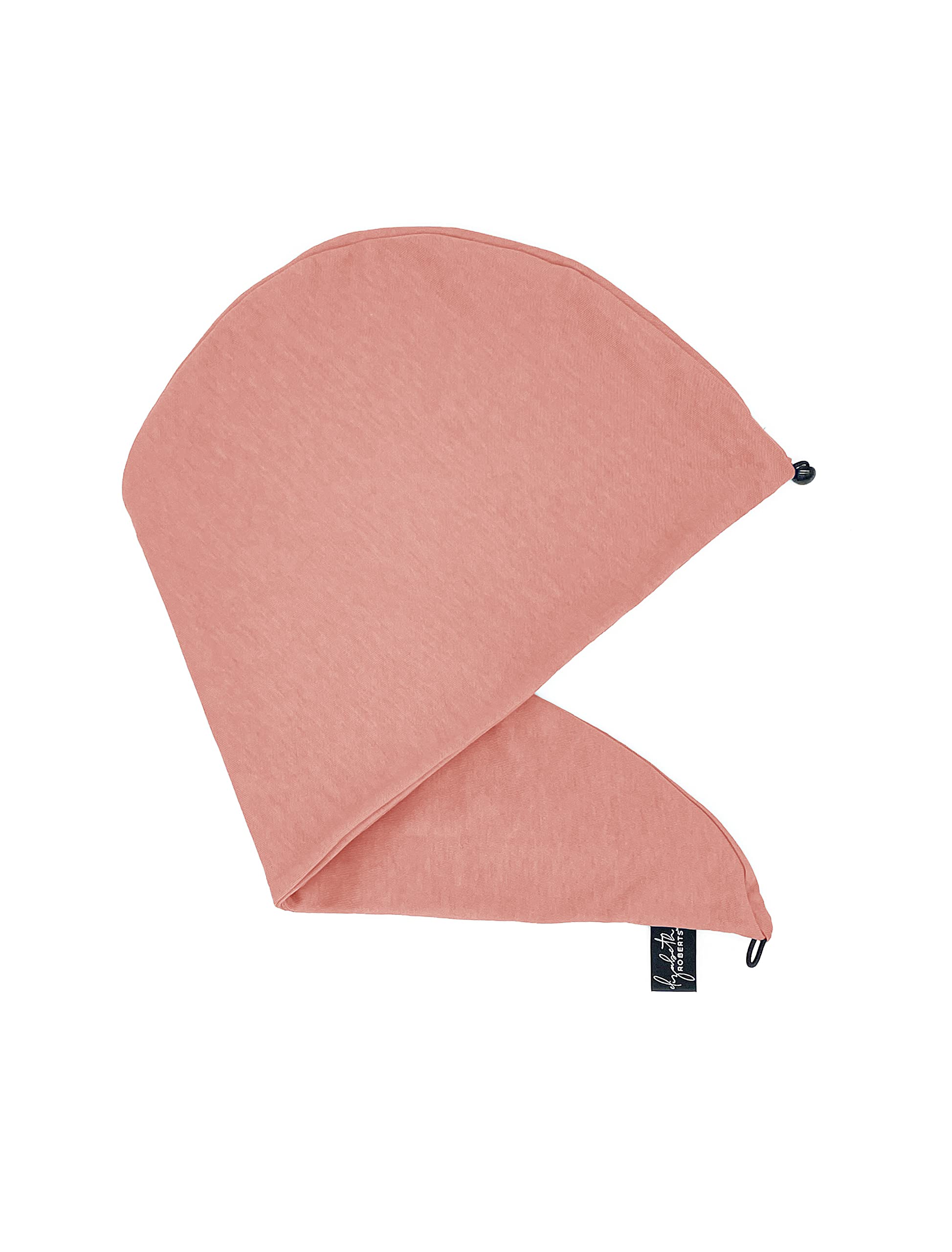 Elizabeth RobertsHair Towel Wrap 100% Cotton T-Shirt Material Double Layered Blush
