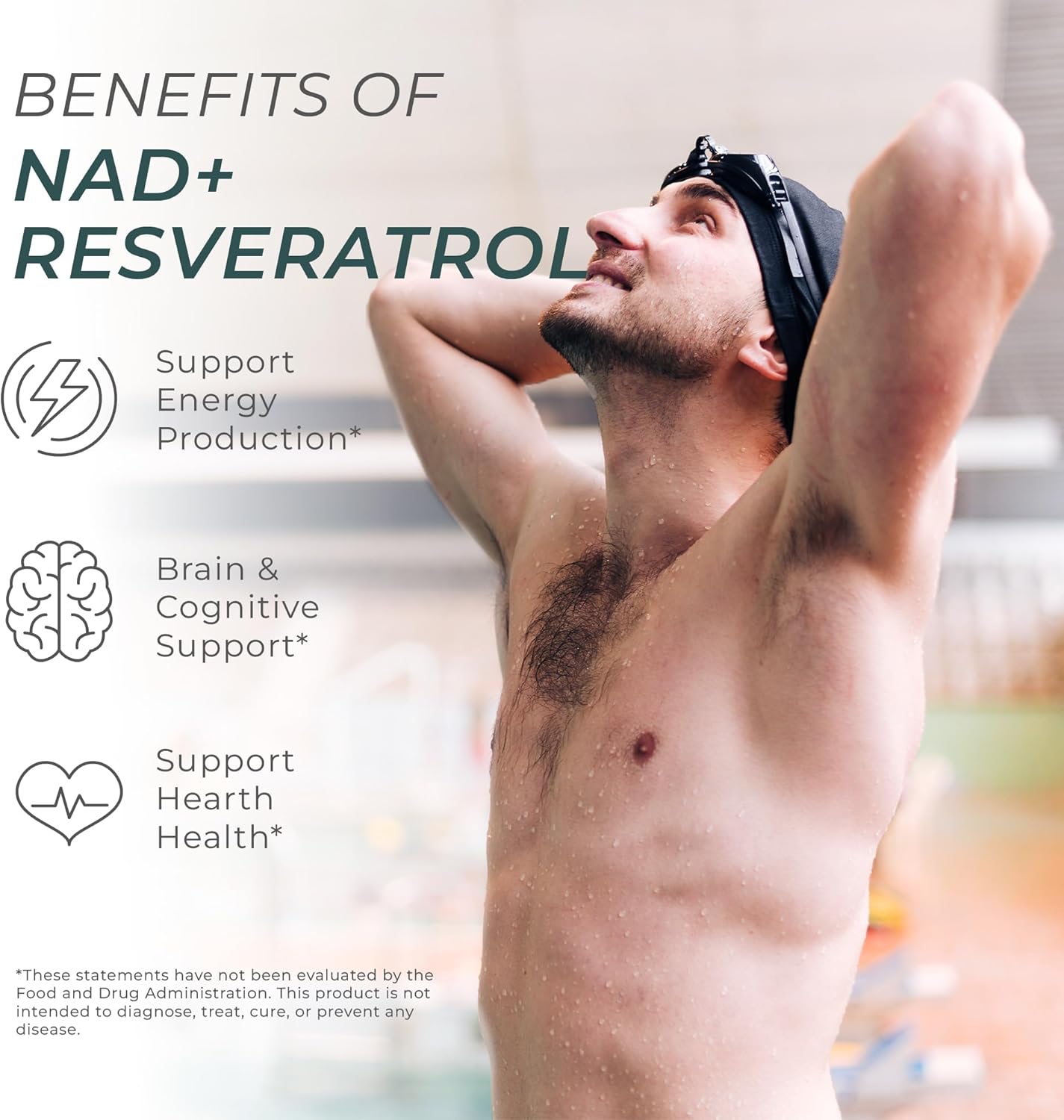 Neurogan NAD+ Resveratrol Supplement - Cellular Balance Support - 1200mg NAD+ & Trans-Resveratrol per Serving, 90 Count - Image 7