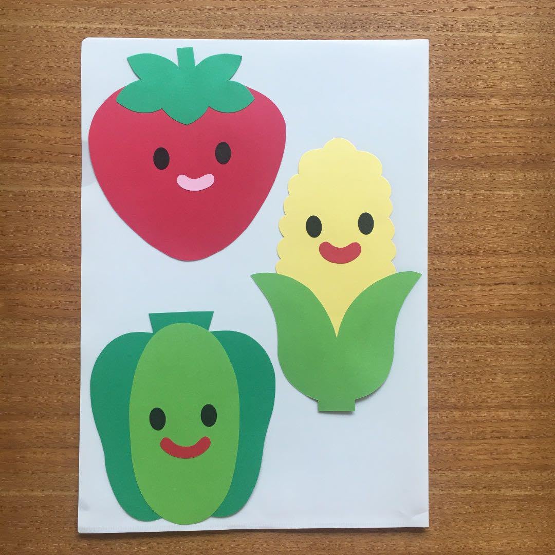 壁面飾り　果物と野菜 壁面飾り 果物と野菜の通販 by LONDON's shop｜ラクマ