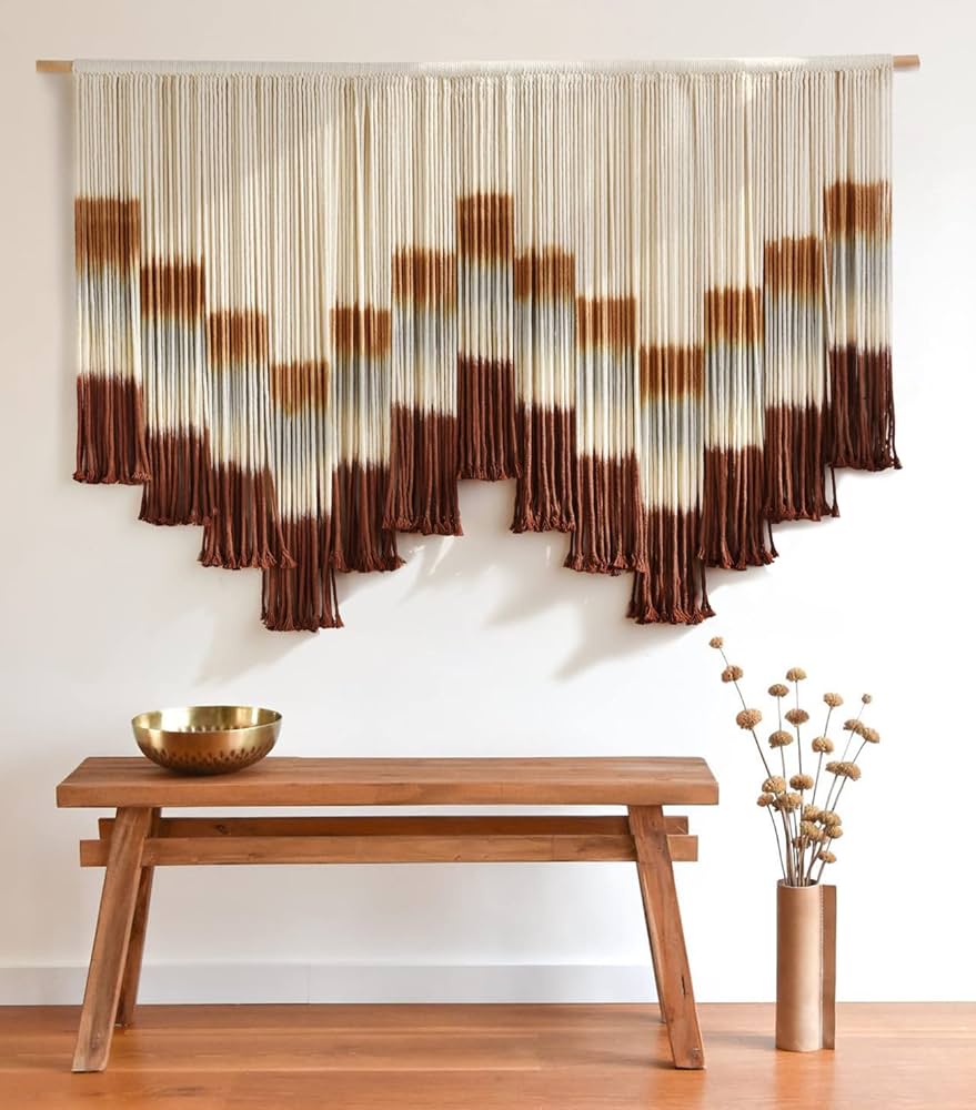 Amazon.com: Flber Macrame Wall Hanging Tie-Dye Geometric