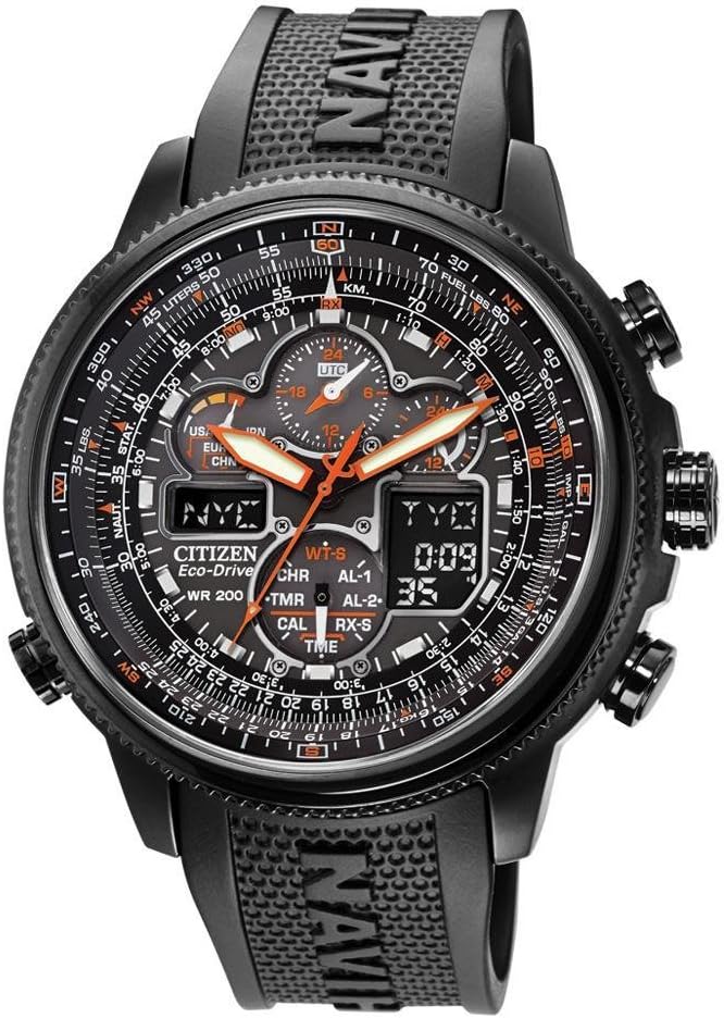 CITIZEN[シチズン] MODEL NO.jy8035-04e 逆輸入 Navihawk A-T Eco-Drive Perpetual Chrono Watch エコドライブ ナビホーク 電波時計 パーペチュアルカレンダー 海外モデル メンズ[並行輸入品]