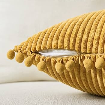 Amazon.com: Fancy Homi Pack of 2 Mustard Yellow Fall