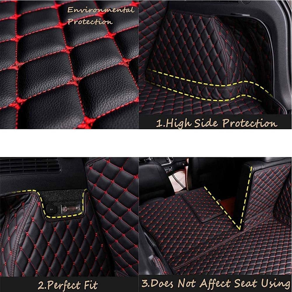 Auto Tappetino Per Pelle Bagagliaio Su Misura Tappetini Per Bagagliaio Impermeabile Tappeto Antiscivolo Copri Baule Auto Vasca Baule Protezione Fodera, Per Mazda 3 2014-2018