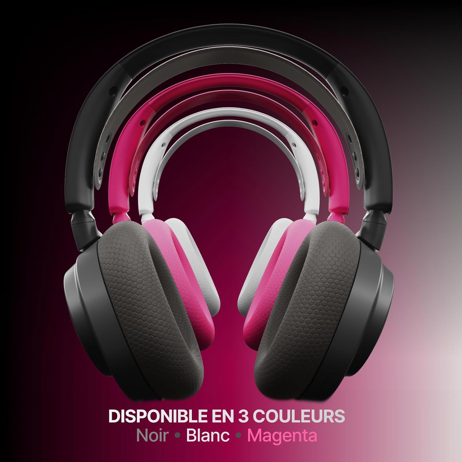 SteelSeries Casque sans fil Arctis Nova 7X multi-plateforme Gen2-Contrôle des applications en temps réel - 50H+ -Haut-parleurs magnétiques en néodyme -Mixable 2,4GHz/Bluetooth-Xbox,PC,Switch1/2,Mobile — vue 9