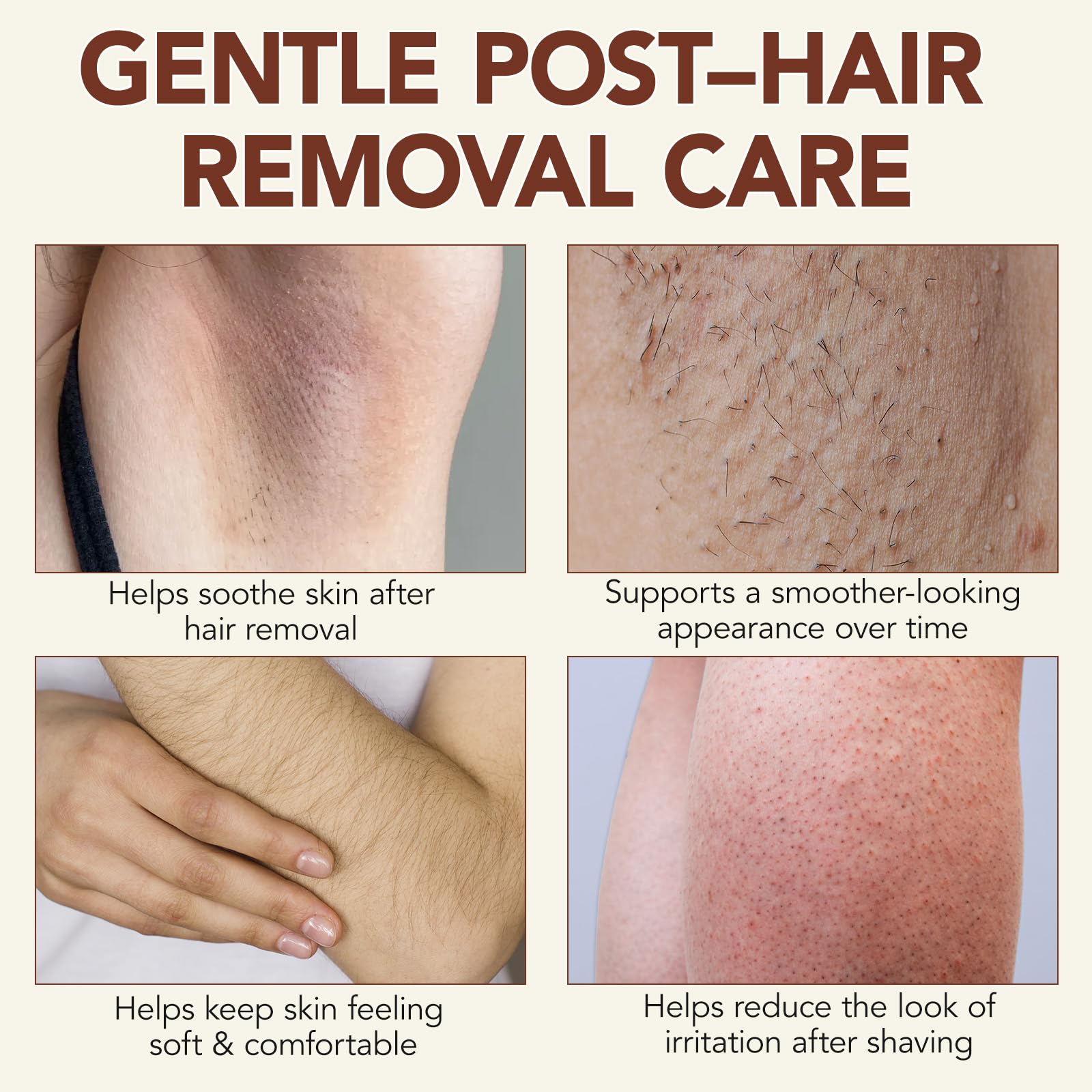 Cyperus Rotundus Oil per la depilazione, 60 ml 100% puro olio naturale Cyperus Rotundus riduce la crescita dei capelli dopo la rasatura, lenisce la pelle e affina i pori, adatto a tutti i tipi di - 5