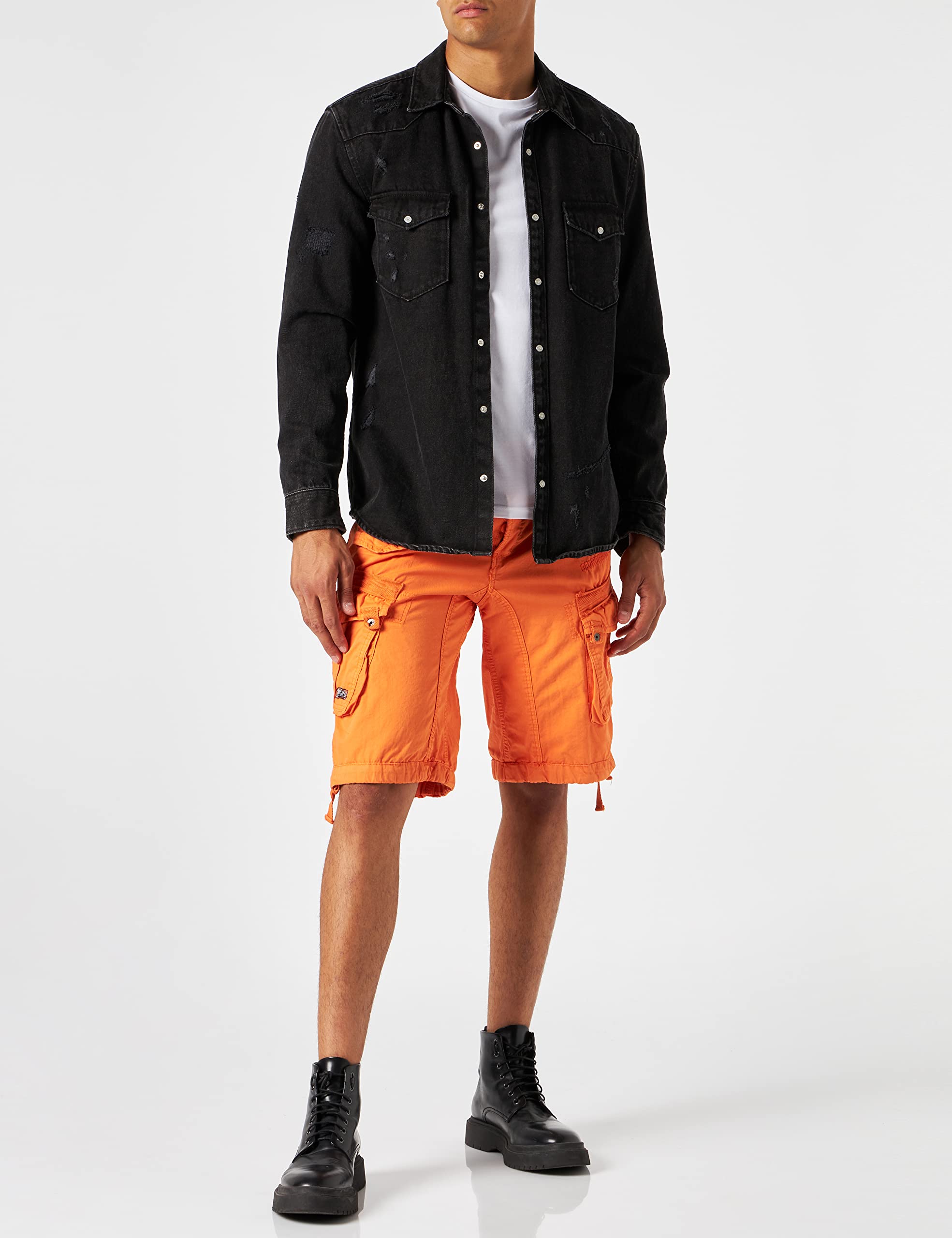 Geographical Norway Panoramique Men - Pantones Cortos De godón para Hombres - Pantones Cortos Deportivos para Hombres - Rego IDE para Hombres Primavera Verano