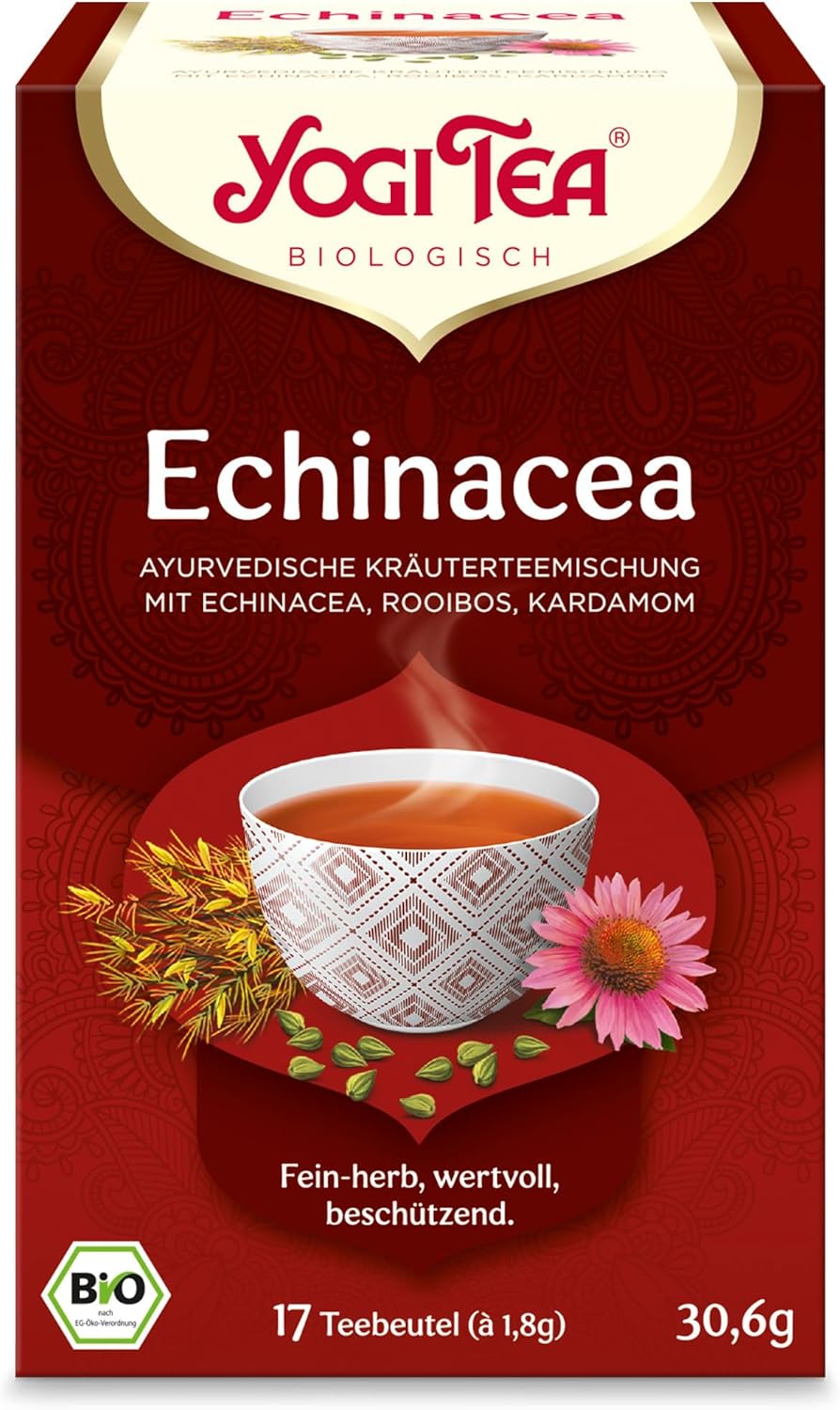 YOGI TEAS – AYURVEDIC Organic Ancient Herbal Formula Echinacea – R 17bags (PACK OF 1)