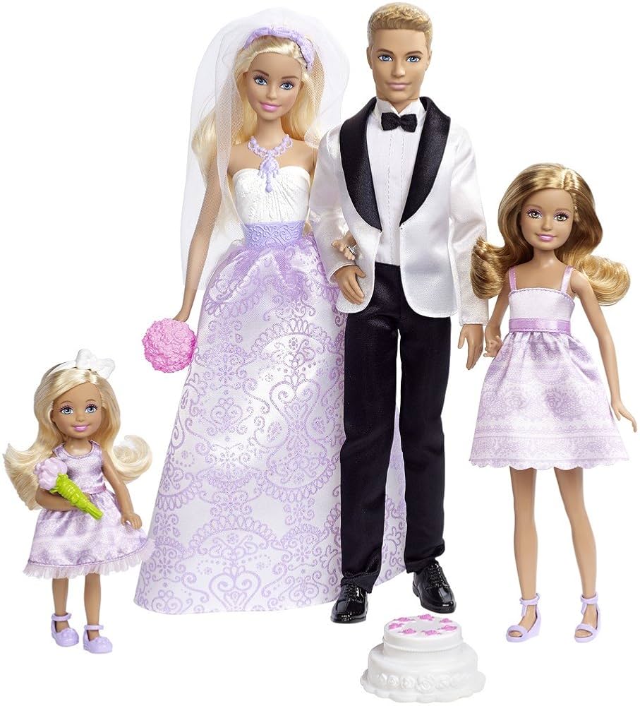 Barbie ウェディング　マテル Barbie Wedding Set with Bride and Groom Dolls, Stacie