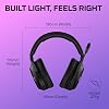 HyperX Cloud Stinger 2 wireless gaming headset, compatible with computer. Noise canceling rotary mute microphone, comfortable memory foam, up to 20 hours battery life