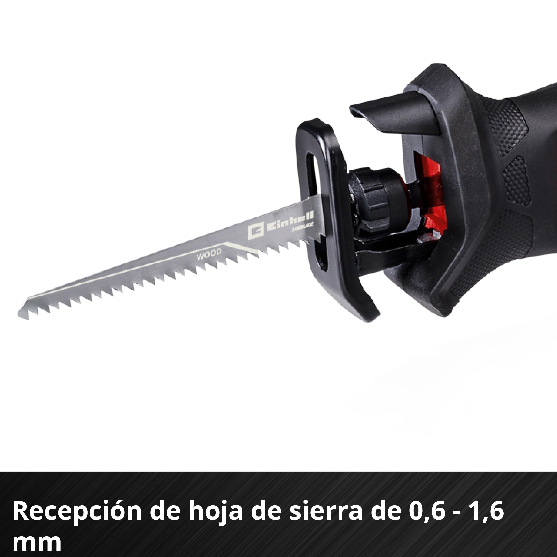 Einhell Sierra universal con batería TE-AP 18/13 Li-Solo Power X-Change (18 V, 13 mm altura de carrera, 50 mm profundidad de corte en madera, diseño manejable, incl. accesorios, sin batería)