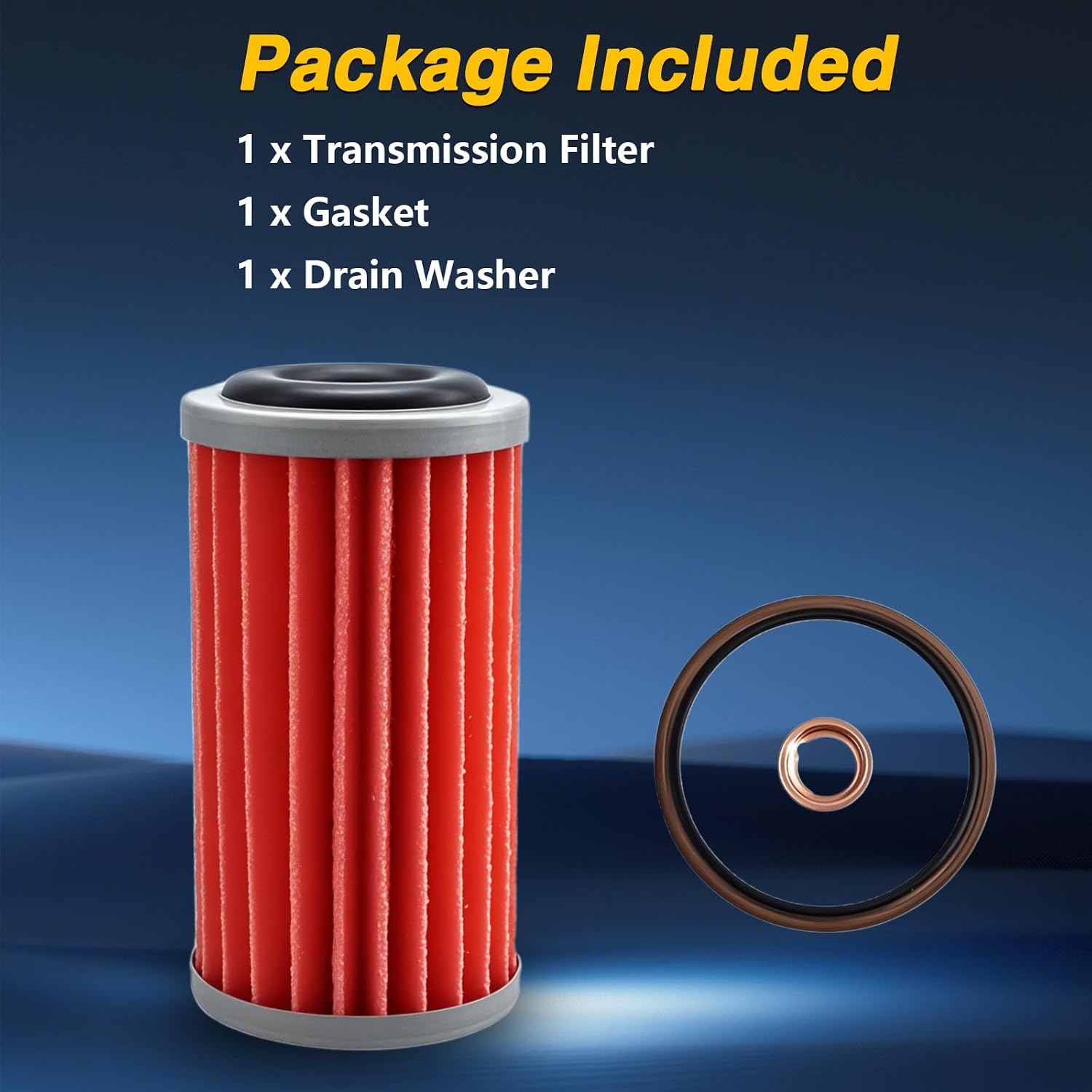 EVRBUL Transmission Oil Filter with Gasket Compatible with Nissan Altima Murano Sentra Pathfinder Rogue Infiniti QX60 Replace #: 31726-28X0A, 31526-3VX0A