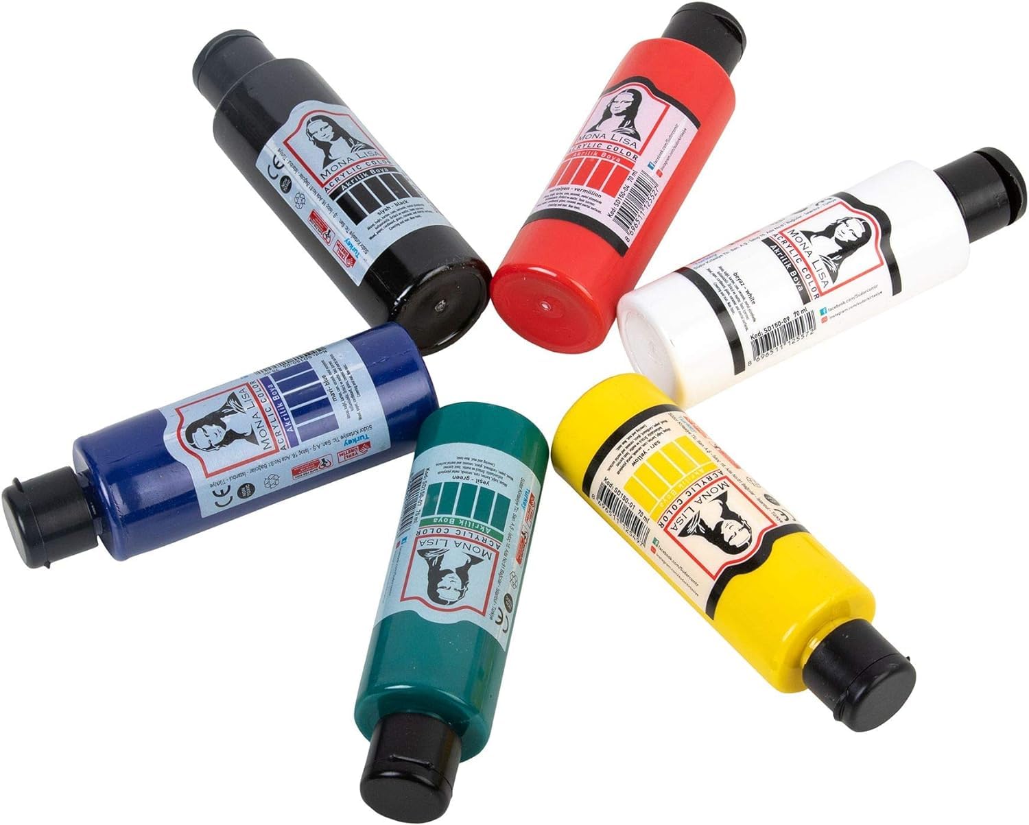SÜDOR Acrylfarben-Set 10x40 Ml – Kreidefarben In Pastelltönen, Für Holz, Stein, Leinwand, Wasserdicht Nach Dem Trocknen