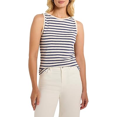 NIC+ZOE Striped Boat Tank Top Women