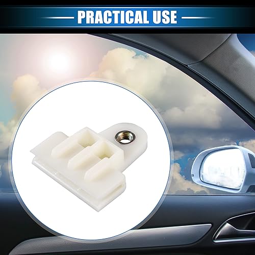 Miniatura 2 de 2 clips de retención de canal de vidrio para puerta de ventana, 1.97 x 1.73 x 0.55 pulgadas, clip de marco universal para automóvil, camión,