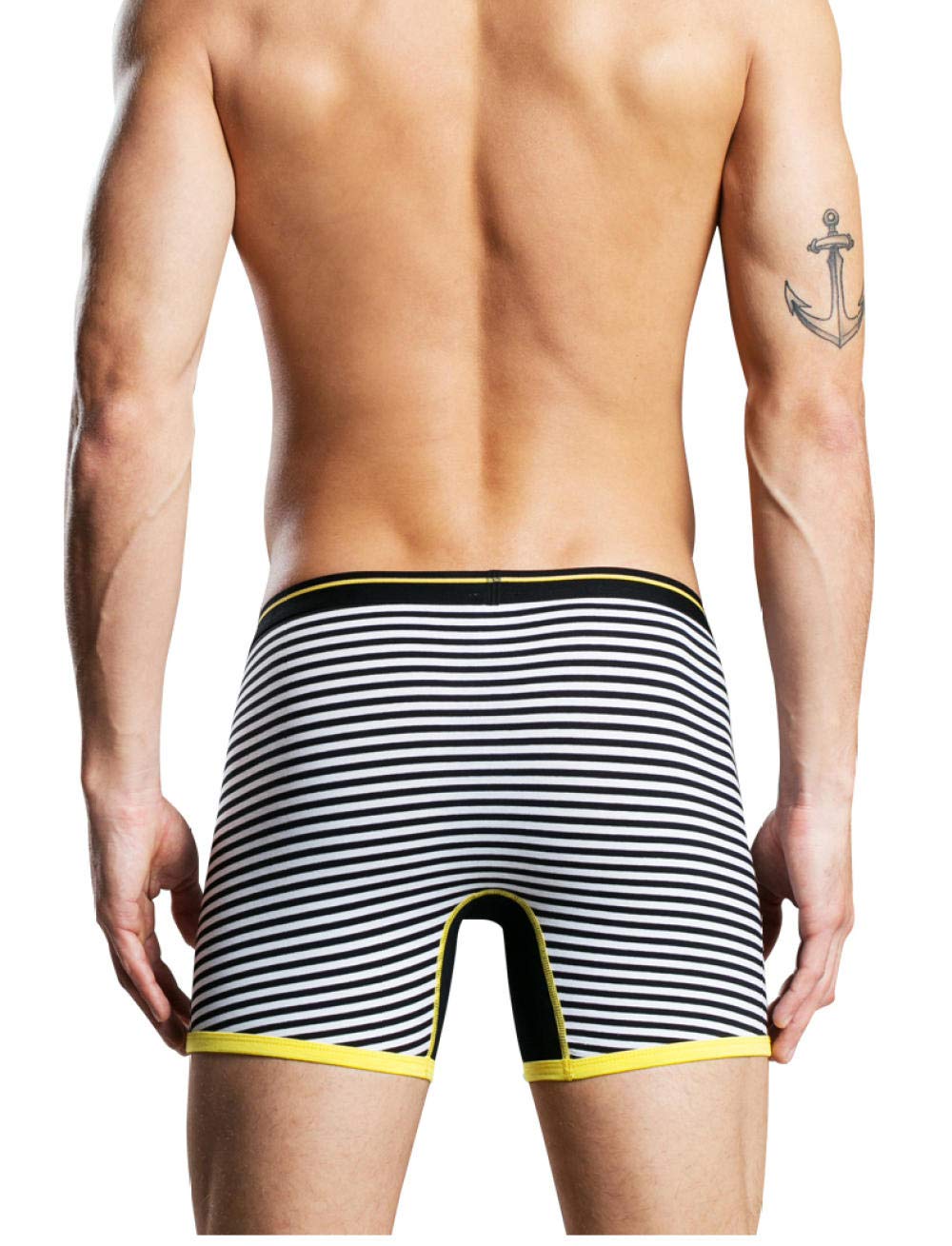 Boxer De Hombre Algodón Hombres S Long Boxer Shorts Bragas Ropa Interior Masculina Plus Size 6XL Underpant (Pack De 6) Stely D
