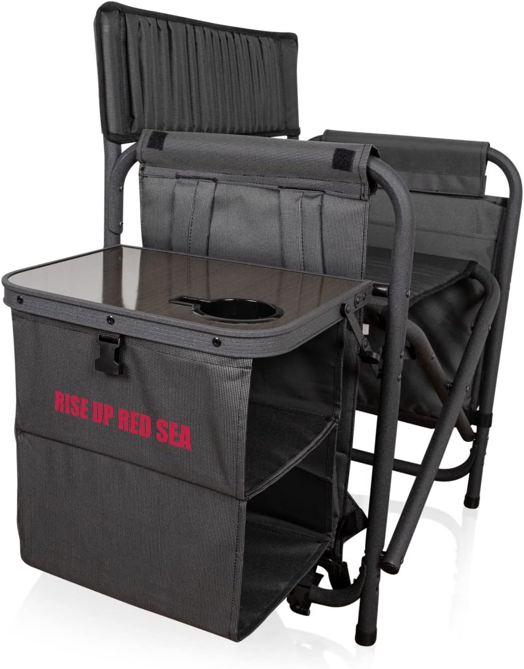 Picnic TIME NFL Unisex-Adult NFL Fusion Camping Chair with Side Table and Soft Cooler, Beach Chair for Adults, Lawn Chair