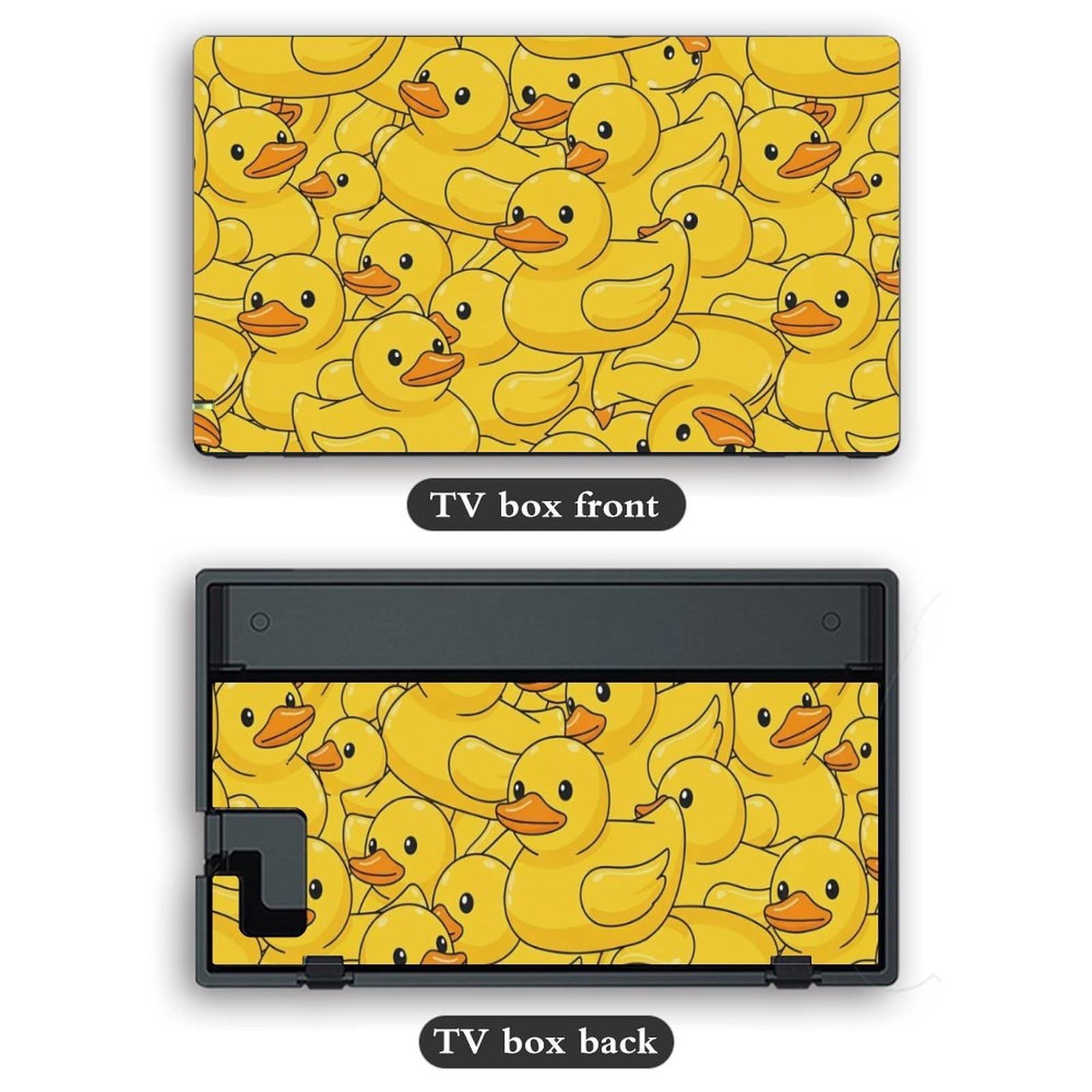Duck Rubber Switch Skin - Juego completo de calcomanías de vinilo compatibles con Game Switch Standard