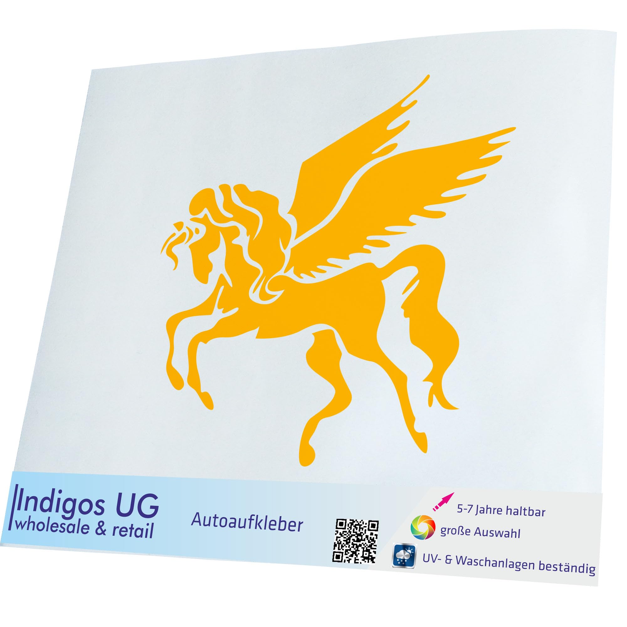 INDIGOS UG Adesivo per auto, JDM - Die Cut - Race Cavallo