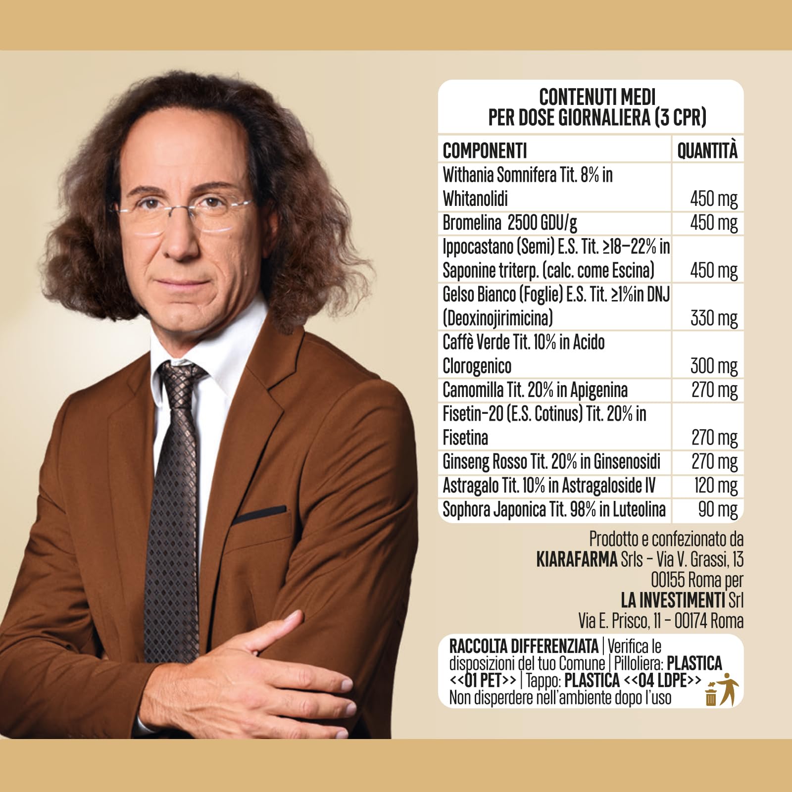 AP PLUS Inflammation Life Integratore Antiossidante Forte, Formula Adattogena per Metabolismo e Microcircolo con Fisetina, Luteolina e Bromelina 2500 GDU, Astragalo | 90 Compresse