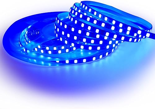 Miniatura 12 de Tira de luces LED RGB de 12 V, 0.197 in de ancho, tiras de luz ultra estrechas de 16.4 pies, SMD 3535 IP20, total de 600 LED, tiras de luz que Rgb