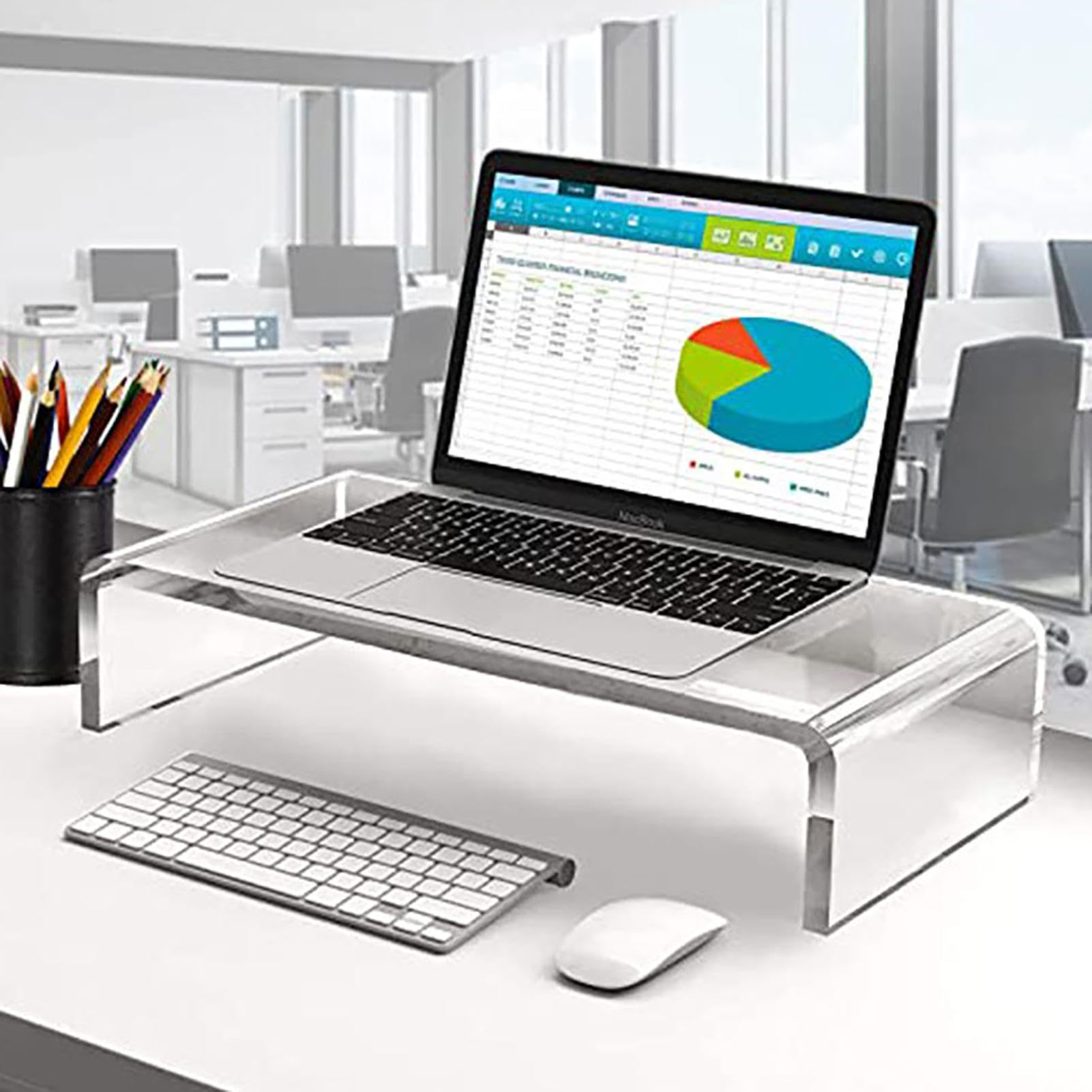Support pour écran de bureau – Support d'ordinateur peu encombrant