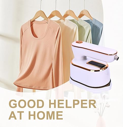 Miniatura 7 de Mini plancha de vapor de viaje plancha de vapor portátil de mano para ropa, ropa de vapor, pequeña plancha de vapor eléctrica para camisas de