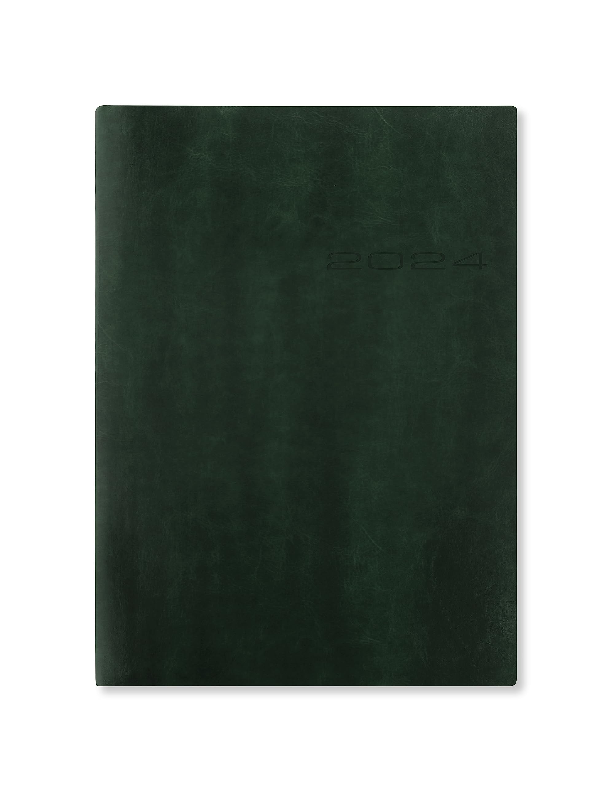 Letts Lecassa 2024 A5 week to view diary - British Racing Green