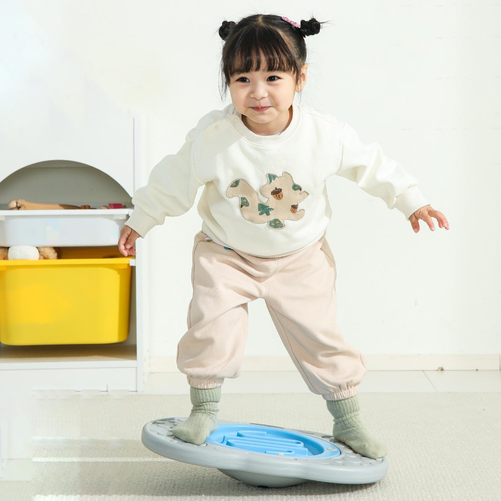 Wobble Board con Labirinto Giocattolo Stimolante per la Coordinazione | Tavola Oscillante Sensoriale per Bambini e Ragazze Alunni Scuola Classe Soggiorno Serata Giochi in Famiglia