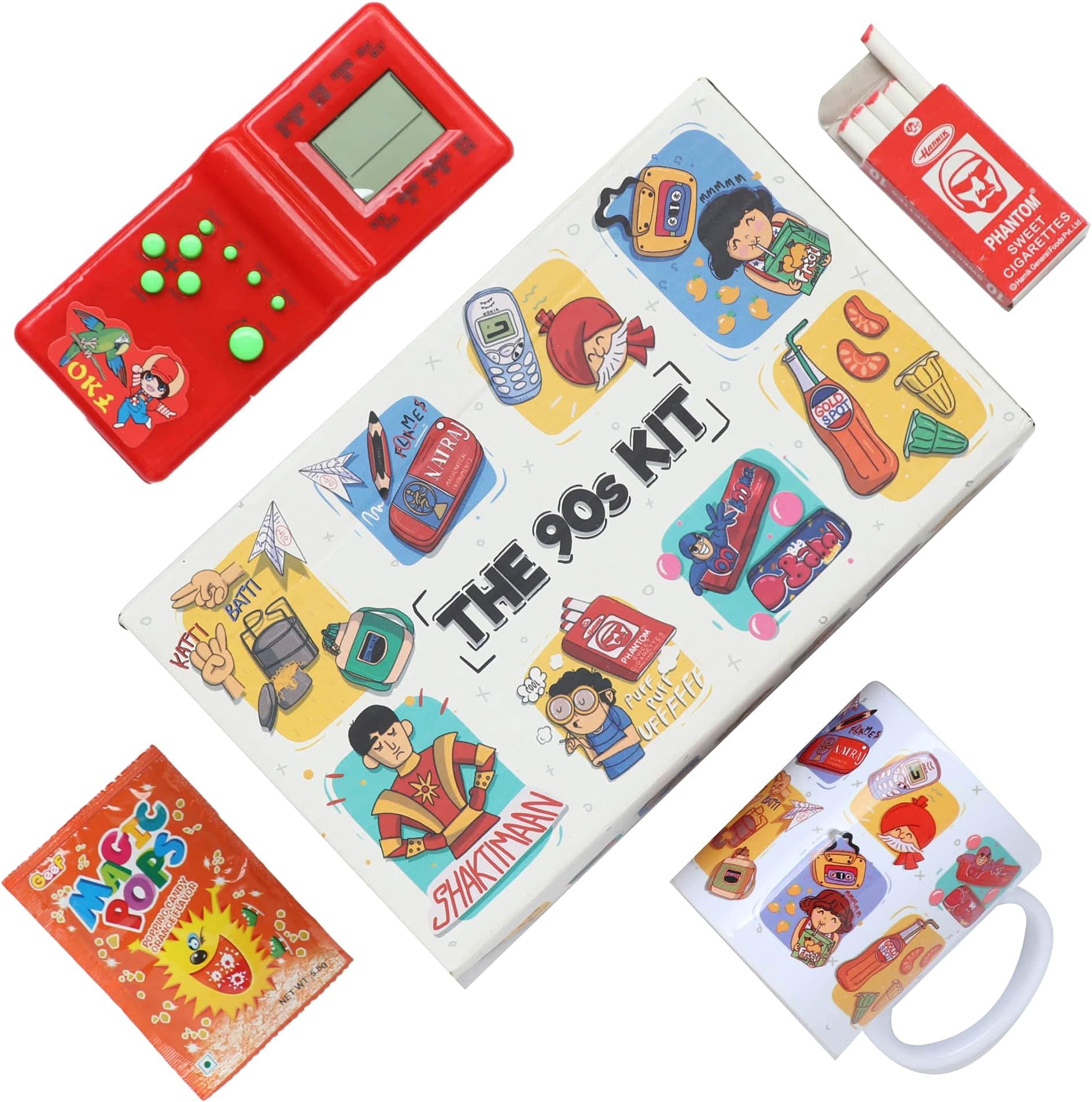Oye Happy - The Nostalgic 90s Kit - Gift Hamper for 80s - 90s Born/Siblings/BFF on Birthday/Friendship Day