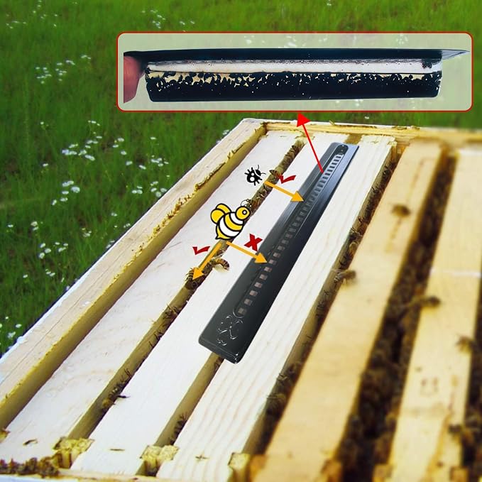 12 Herramientas de Colmena de Plástico para Abejas contra Escarabajos miniatura 3