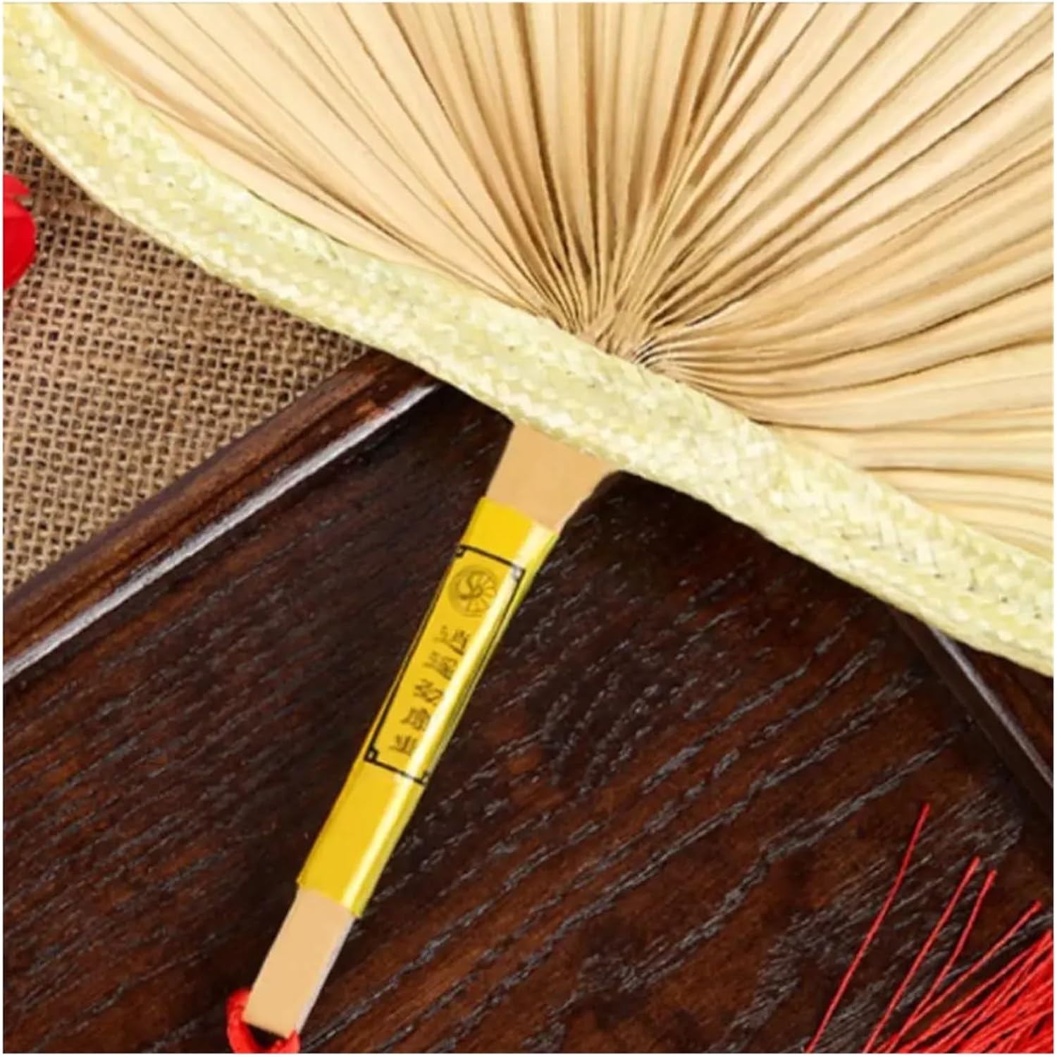 Portable Hand-woven Summer Woven Hand Fan Straw Home Decoration