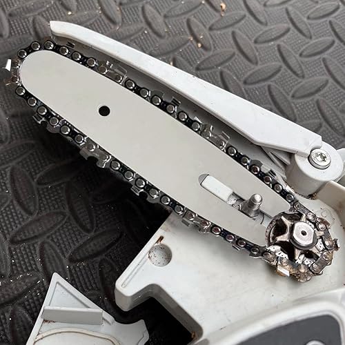 Miniatura 5 de Mini cadena de 4 pulgadas y barra guía combinada, piezas de repuesto para todas las mini motosierras de 4 pulgadas, motosierra eléctrica inalámbrica