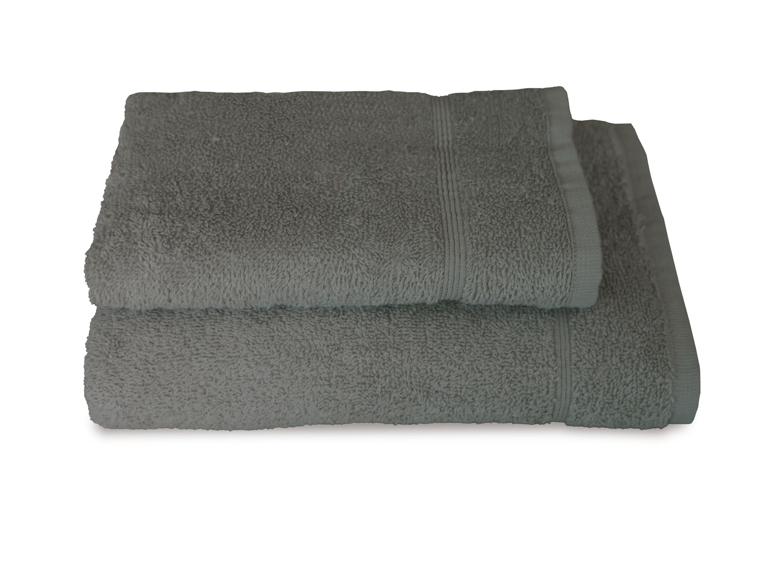 zer0bed, Lilac Bath Towels, Set of 2 Bath Towels, Face Towel, Bidet Towel, Plain Colour, Anthracite, 100% Cotton, Set of 2 - Image 2