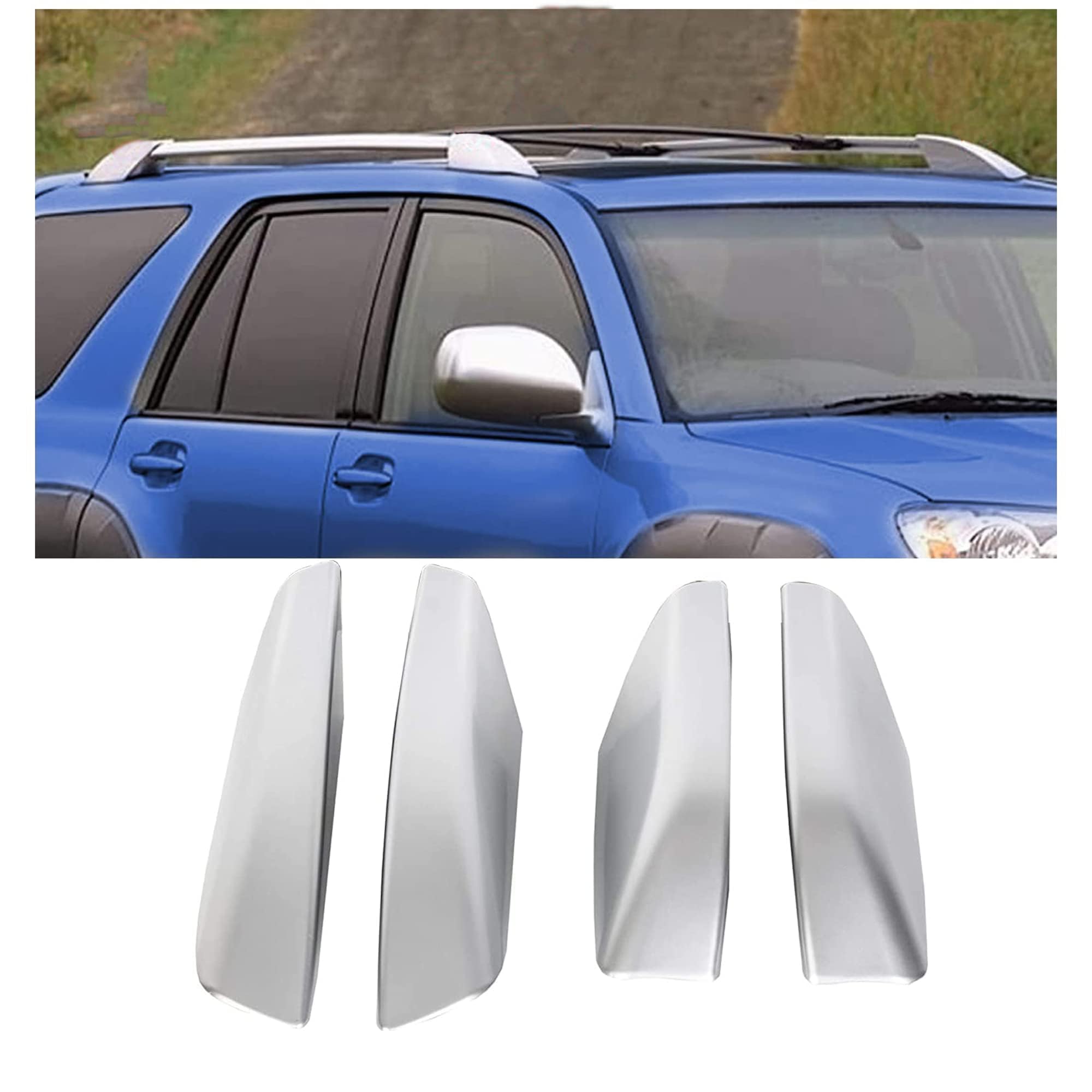 Cubierta Lateral Plateada Para Portaequipajes De Techo, Compatible Con Toyota 4Runner N210 2003-2009, Fácil Instalación