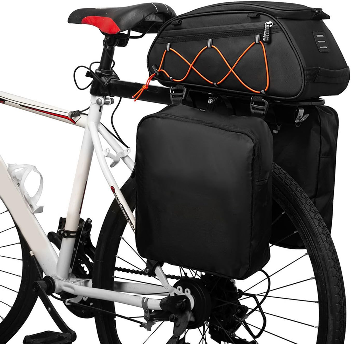 1Set Bicycles Panniers Bag Rear Rack Trunk Bag Large Capacity Bike Storage Cycling Accessories