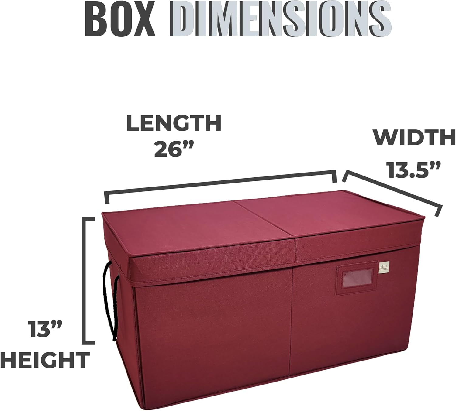 612 Vermont Christmas Ornament Storage Box with Adjustable Acid-Free Dividers, Holds 128 – 3 Inch Ornaments (SB-40043-VT) - Image 7