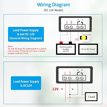 Dc 12v Timer Relay,Time Delay 0-999s/min/h Timer Infinite Loop Delay Dual Digital Display With Led Display Time Relay Switch Module For Lights, Water Pumps, Engines