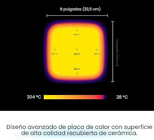 Miniatura 6 de Cricut EasyPress 3 máquina de prensa térmica (9 x 9 pulgadas) con alfombrilla de prensa de calor (15 x 12 pulgadas)