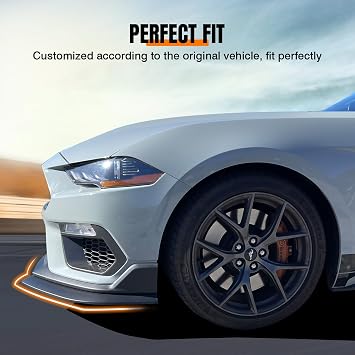Front Lip for 07-13 Porsche 997&Turbo S Model, Unpainted, OEM Factory Style | MODILOVER, Polyurethane(PU), Durable, Scratch-resistant, Easy Install, Add-on Front Splitter Air Dam Chin Protector