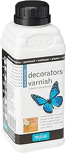 Polyvine Decorators Varnish - Water Resistant Clear Varnish with UV