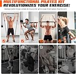 KUTIZE Pilates Bar Kit with Resistance Bands, 270lbs Heavy Duty Pilates Equipment for Men, Strength Training Bar for Legs, Hip, Back, Arm, Abs, Chest, Portable Home Gym Full Body Workout Equipment