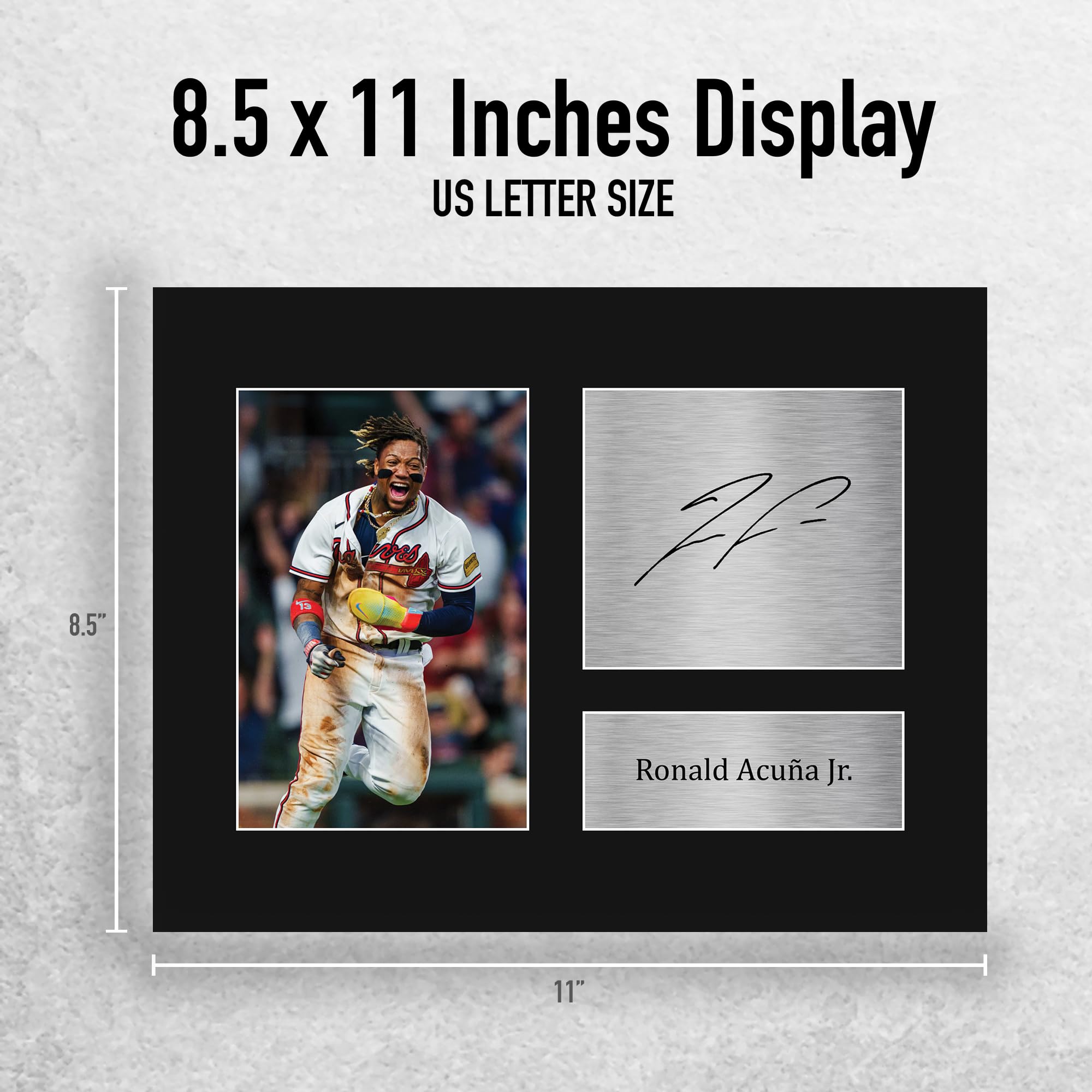 Amazon.com: HWC Trading Ronald Acuna Jr Gifts Printed Signed