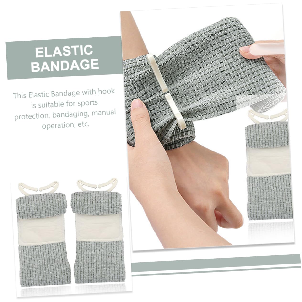 Didiseaon Elastic Bandage Wrap Compression Bandages Elastic Wrap Bandages Wrap Sports