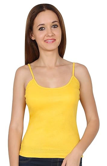 yellow tank top