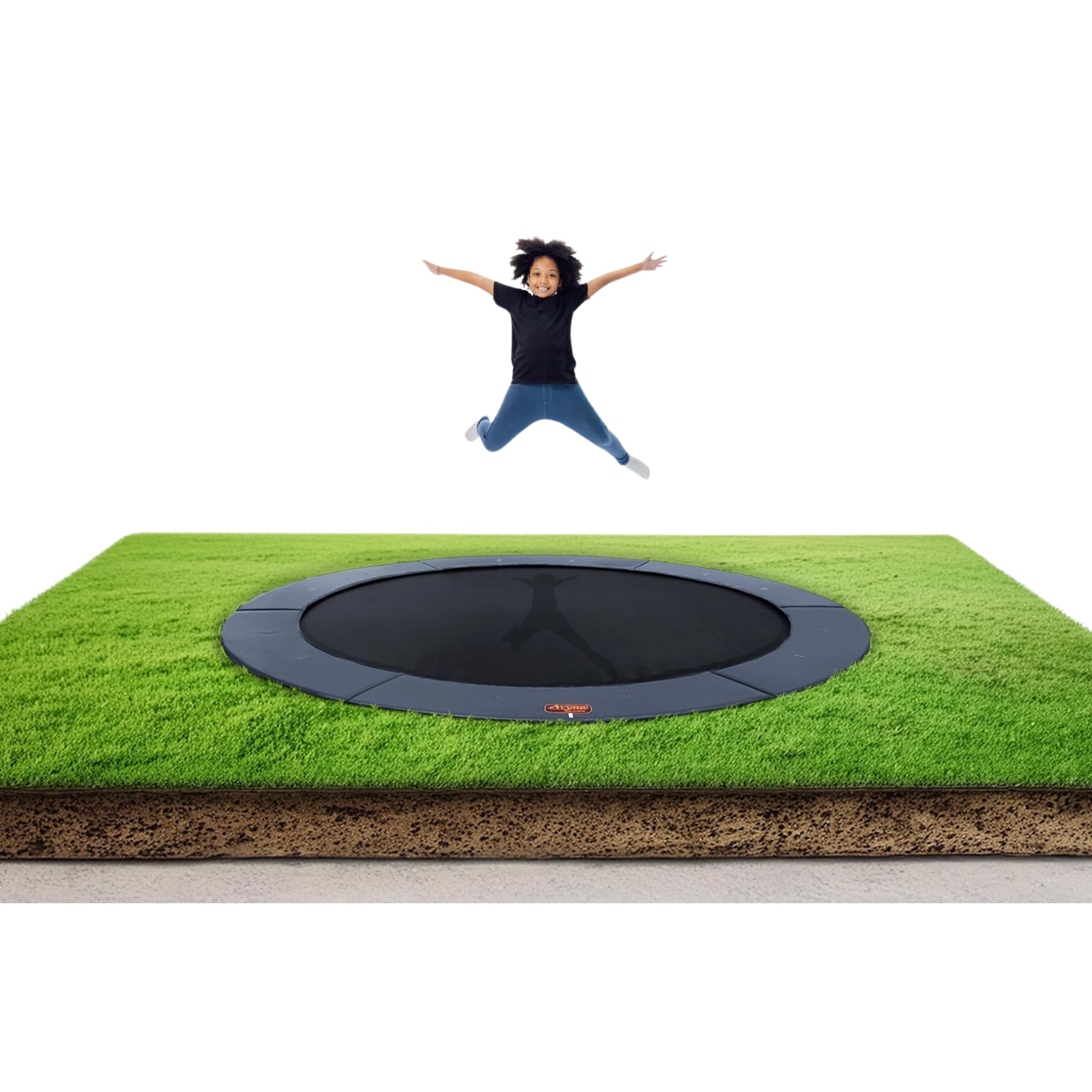 Avyna Premium Round In-Ground Trampoline, 15 FT, 14 FT & 12 FT – Outdoor Trampoline for Kids and Adults with Advanced Safety Features