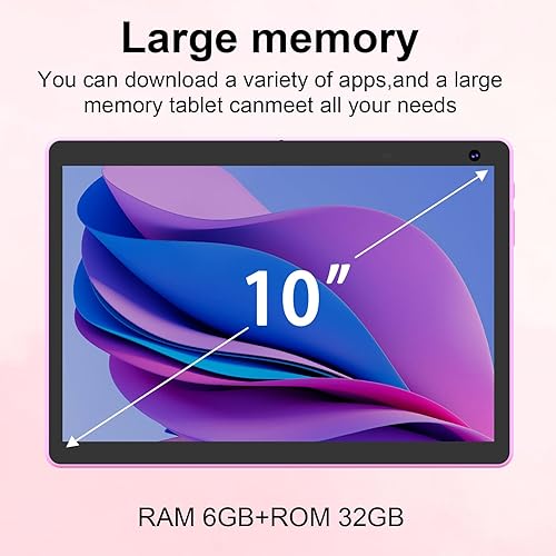 Vista 19 de Tablet Android 15 de 10 pulgadas, tabletas 2 en 1 con funda para teclado, lápiz capacitivo, 6 GB de RAM 32 GB ROM 1 TB Expand, procesador Quad Core