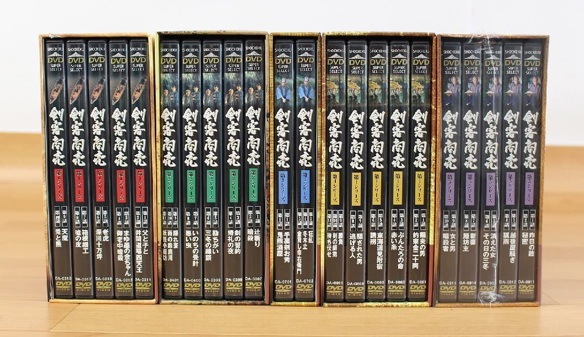 剣客商売 第1〜第5シリーズ 全22巻 DVD 全巻セット 藤田まこと DVD 剣客商売 第1シリーズ～第5シリーズ 22巻 全巻 藤田まこと